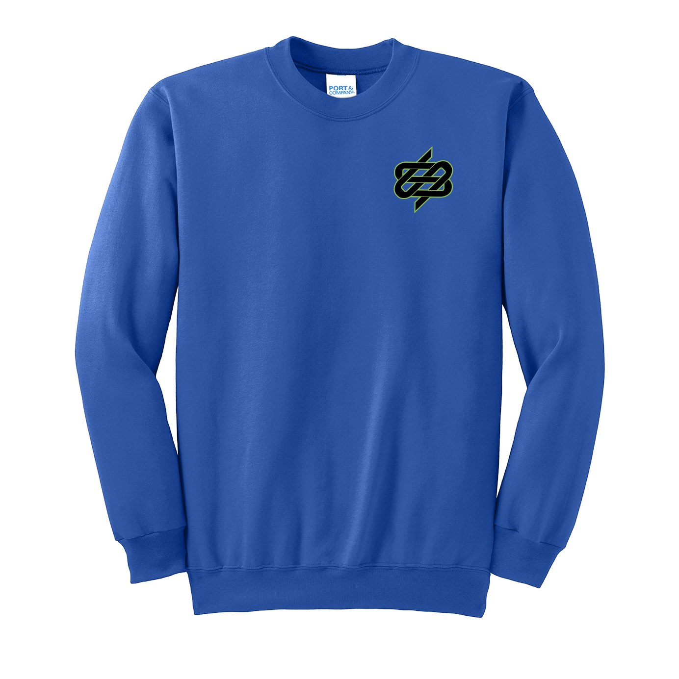 Sample Port & Co™ Essential Fleece Crewneck Sweatshirt