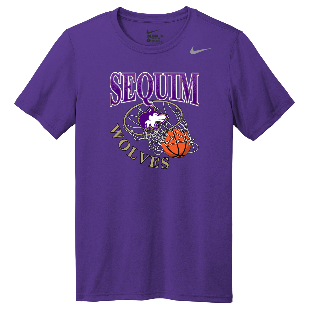 Sequim HS Basketball Nike Team rLegend Tee