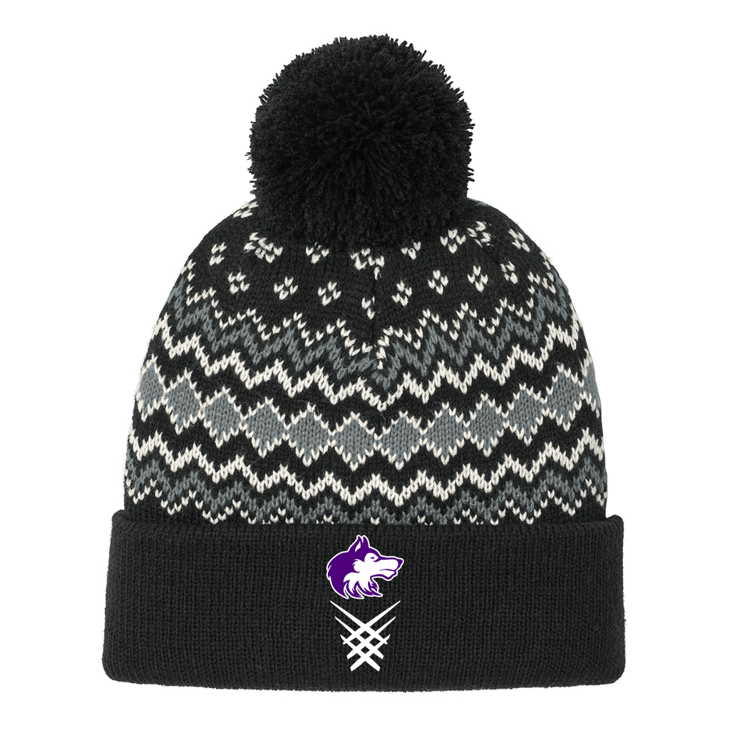 Sequim HS Basketball Alpine Pom Beanie