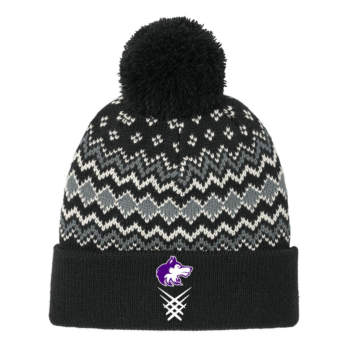 Sequim HS Basketball Alpine Pom Beanie