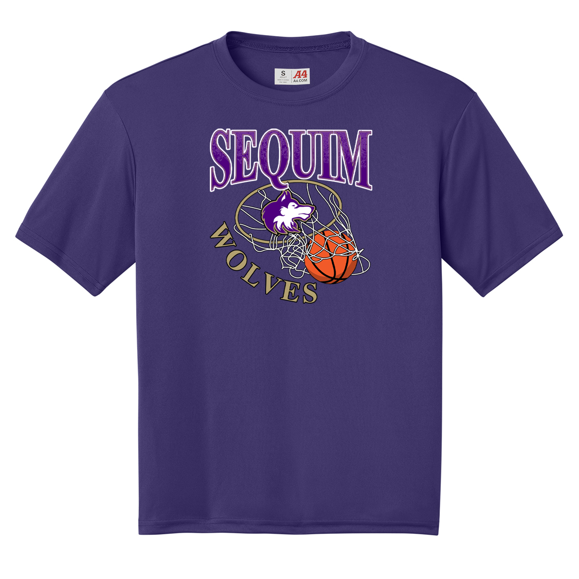 Sequim HS Basketball A4 Cooling Performance Crew