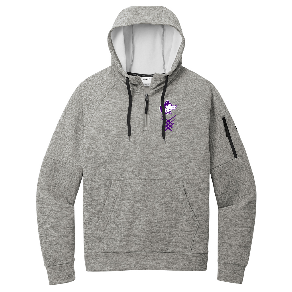 Sequim HS Basketball Nike Therma-FIT Pocket 1/4-Zip Fleece Hoodie