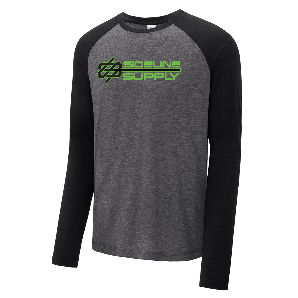 Sample Sport-Tek® PosiCharge® Long Sleeve Tri-Blend Raglan Tee