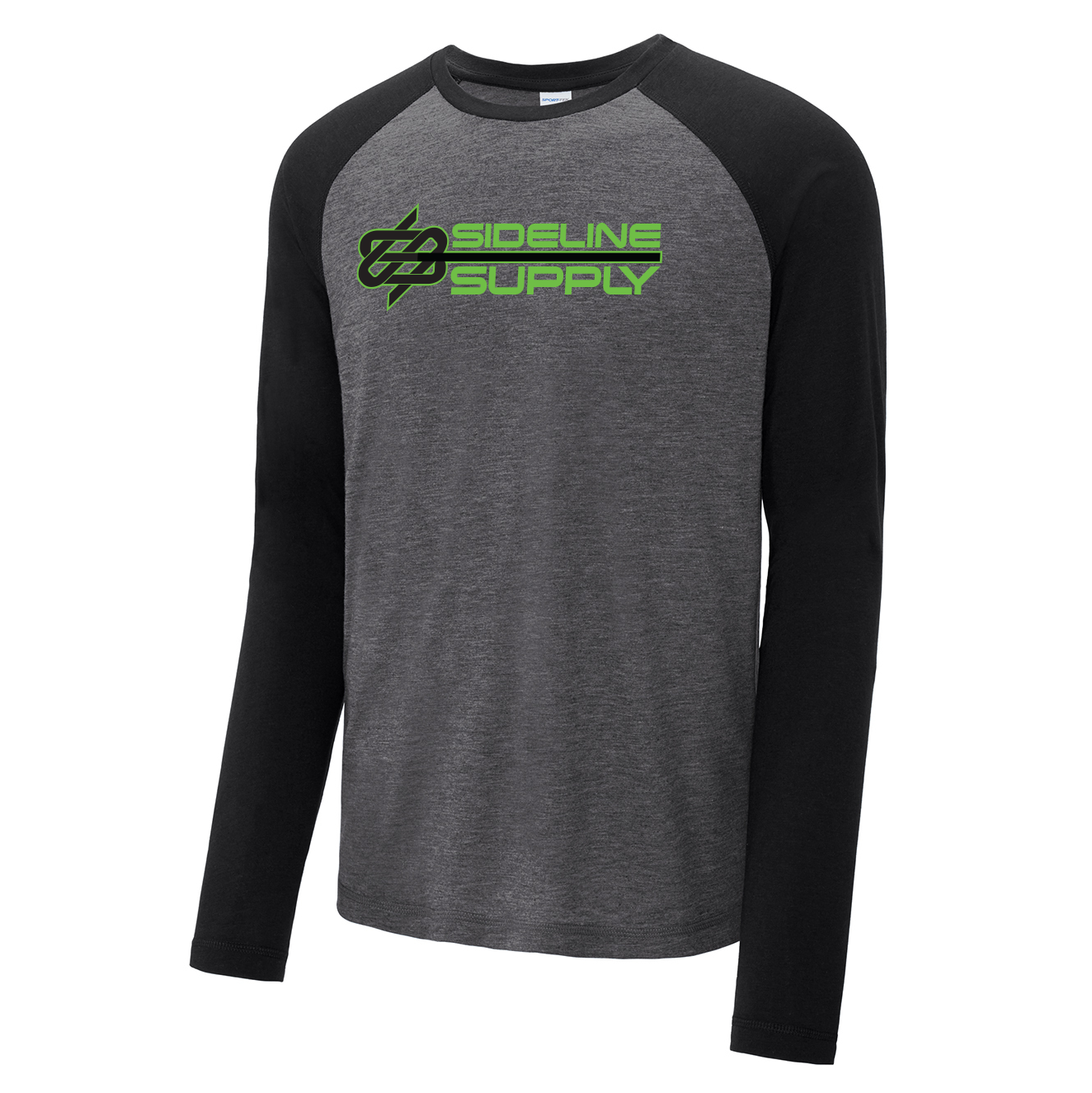 Sample Sport-Tek® PosiCharge® Long Sleeve Tri-Blend Raglan Tee