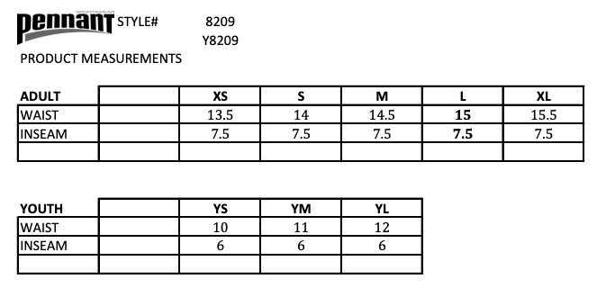 Sample Pennant Men's Fleece Short